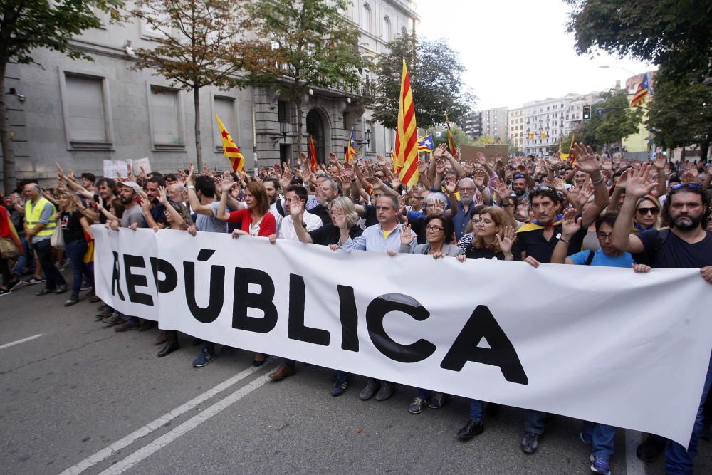 Manifestació a Girona.