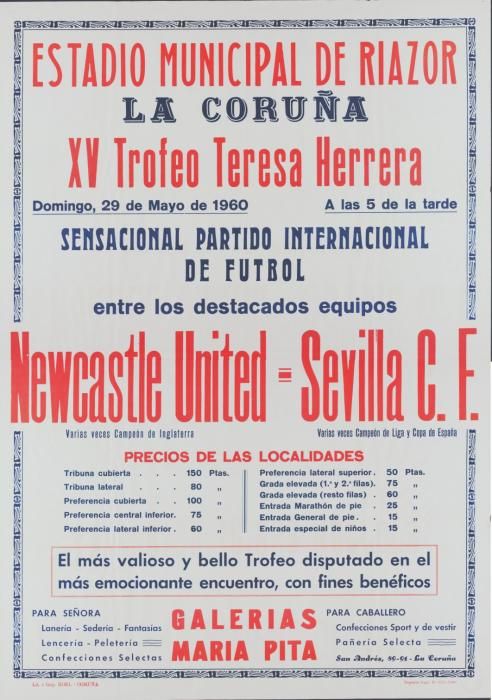 1960. Siete décadas del Teresa Herrera en carteles