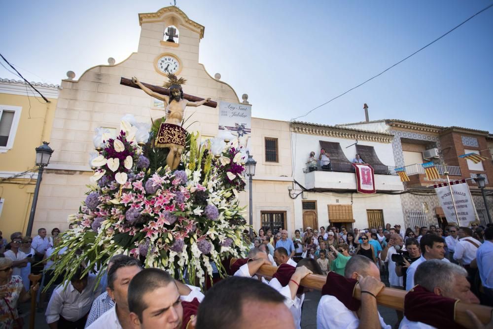 El Cristo del Palmar surca las aguas de l'Albufera