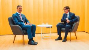 Sánchez i Illa es reuneixen en plena polèmica per l'opa al Sabadell i l'apagada