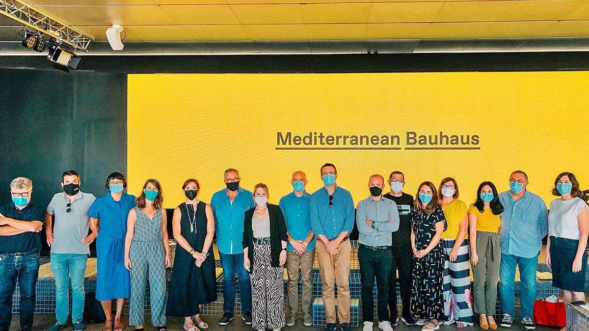 Participantes de la reunión sobre la Nueva Bauhaus Mediterránea, en septiembre. | LEVANTE-EMV