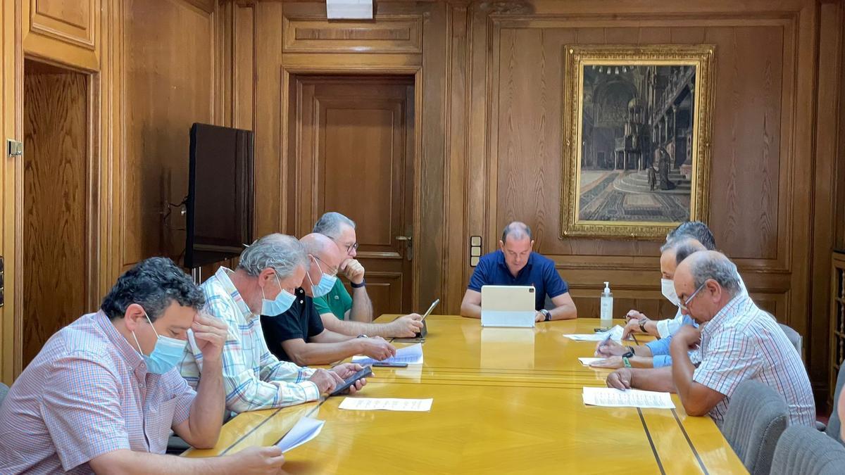 Reunión de la Junta de Gobierno de la Diputación de Zamora este miércoles presidida por Requejo.