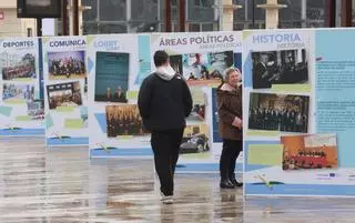 Los 34 años del Eixo Atlántico, en exposición en A Coruña