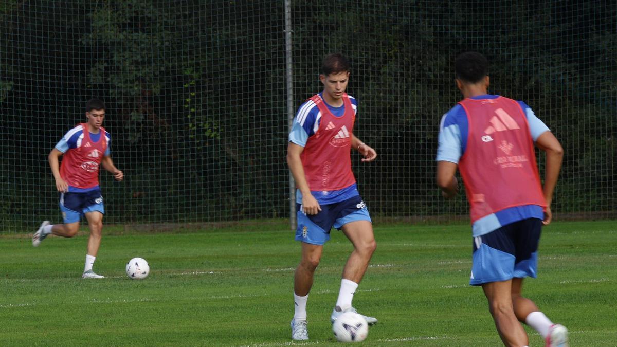 Estanis Pedrola durante un entrenamiento en El Requexón.