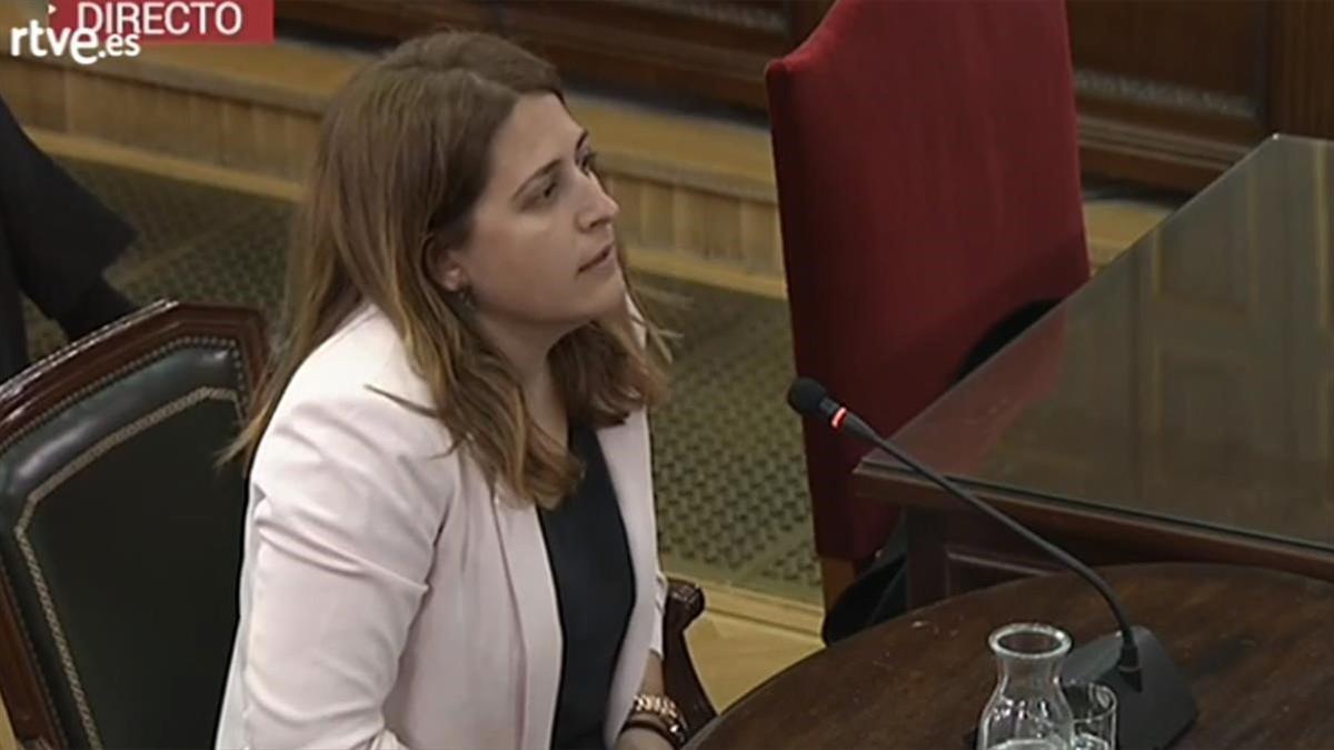 Marta Pascal durante su intervención.