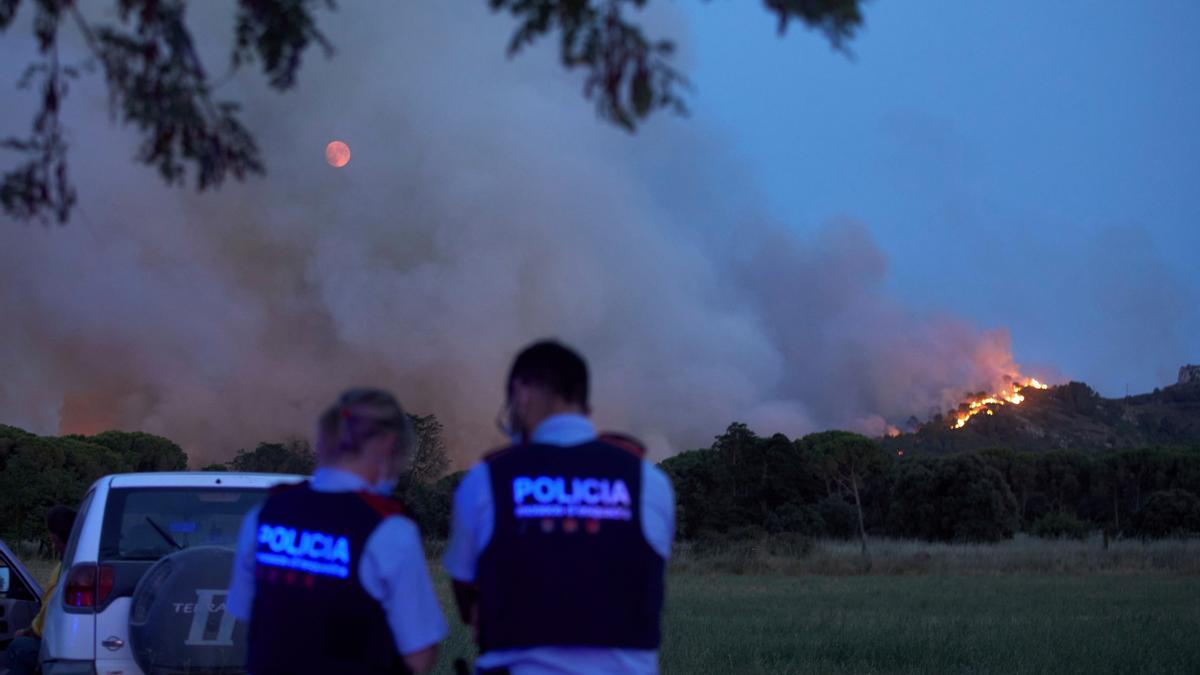 Incendi a Torroella de Montgrí