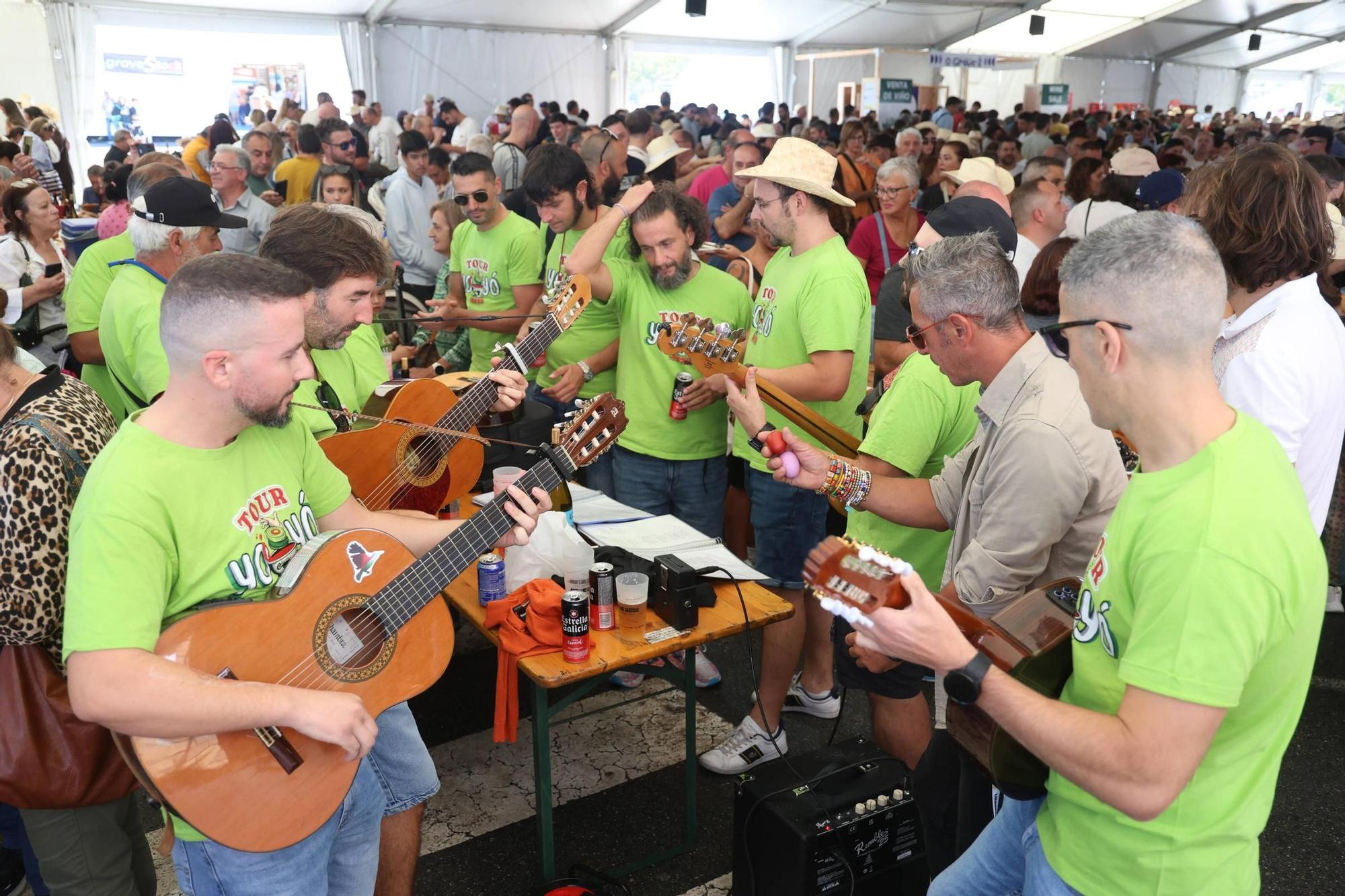 La Festa do Marisco de O Grove, esta mañana.