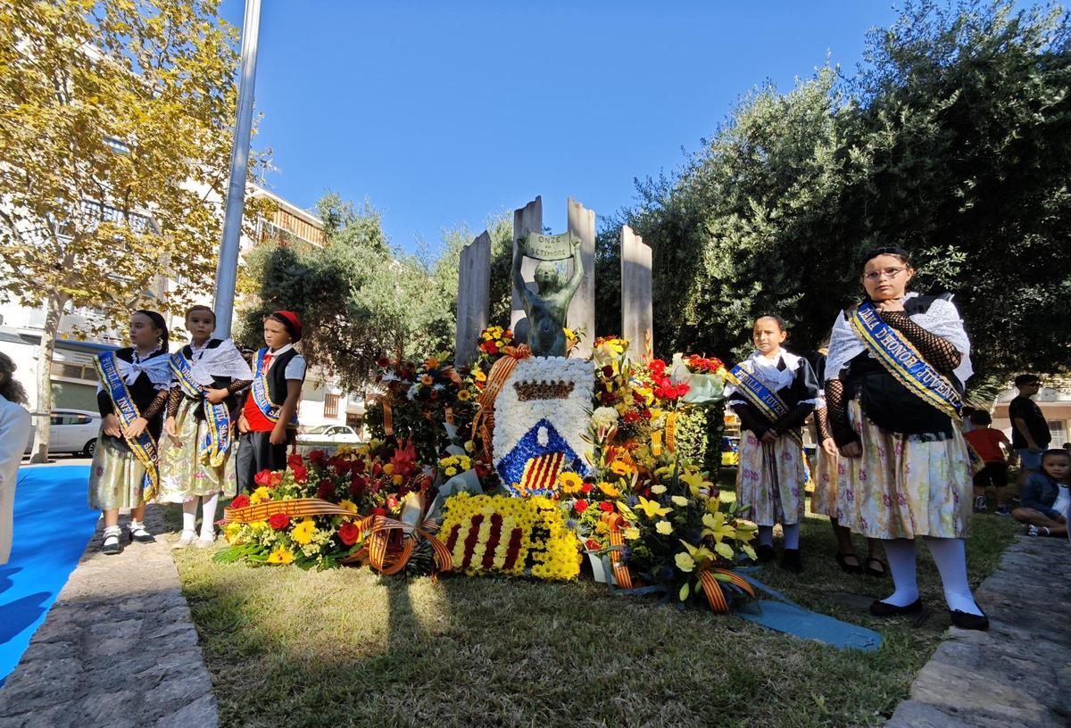 Celebración de la Diada Nacional del 11 de Setembre en Salou (Tarragonès).