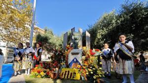 Celebración de la Diada Nacional del 11 de Setembre en Salou (Tarragonès).