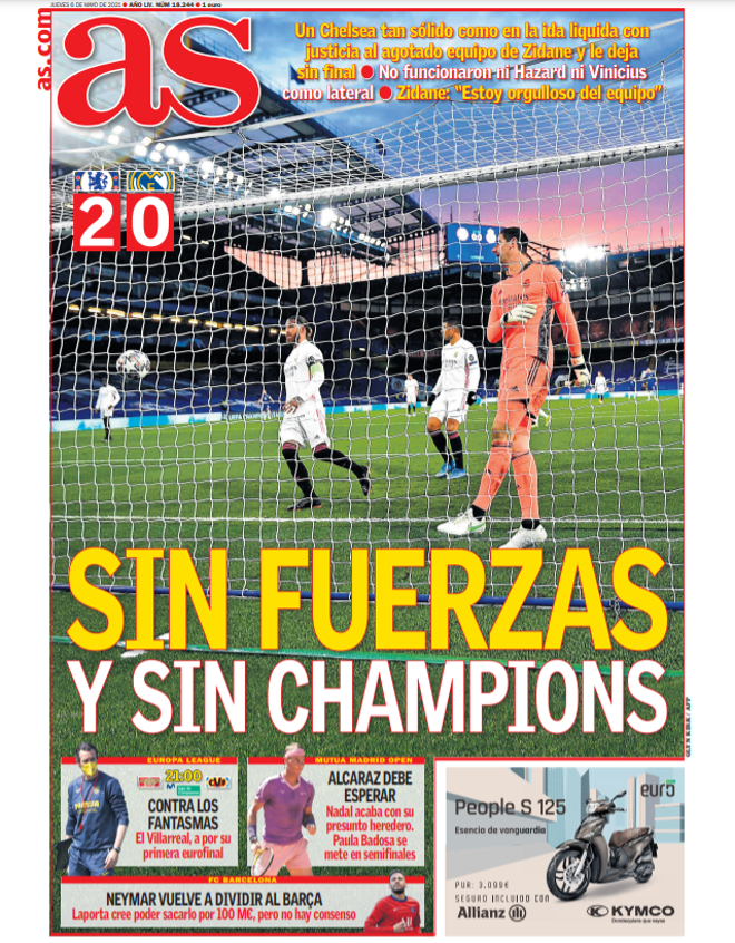 La portada de AS