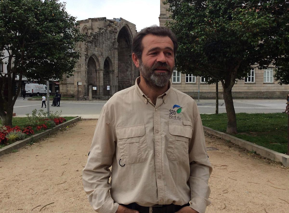 El ornitólogo de SEO BirdLife Gustavo Ferreiro.