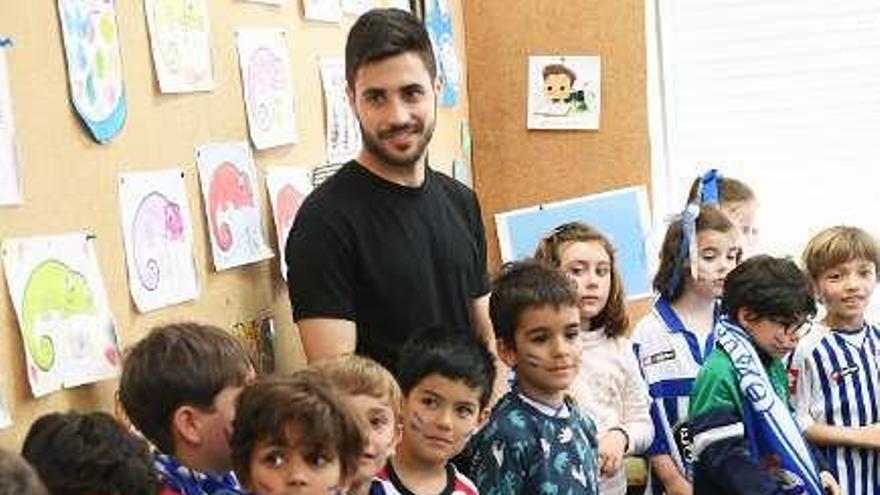 Carles Gil, Lux y Borges, en el colegio San Francisco Javier