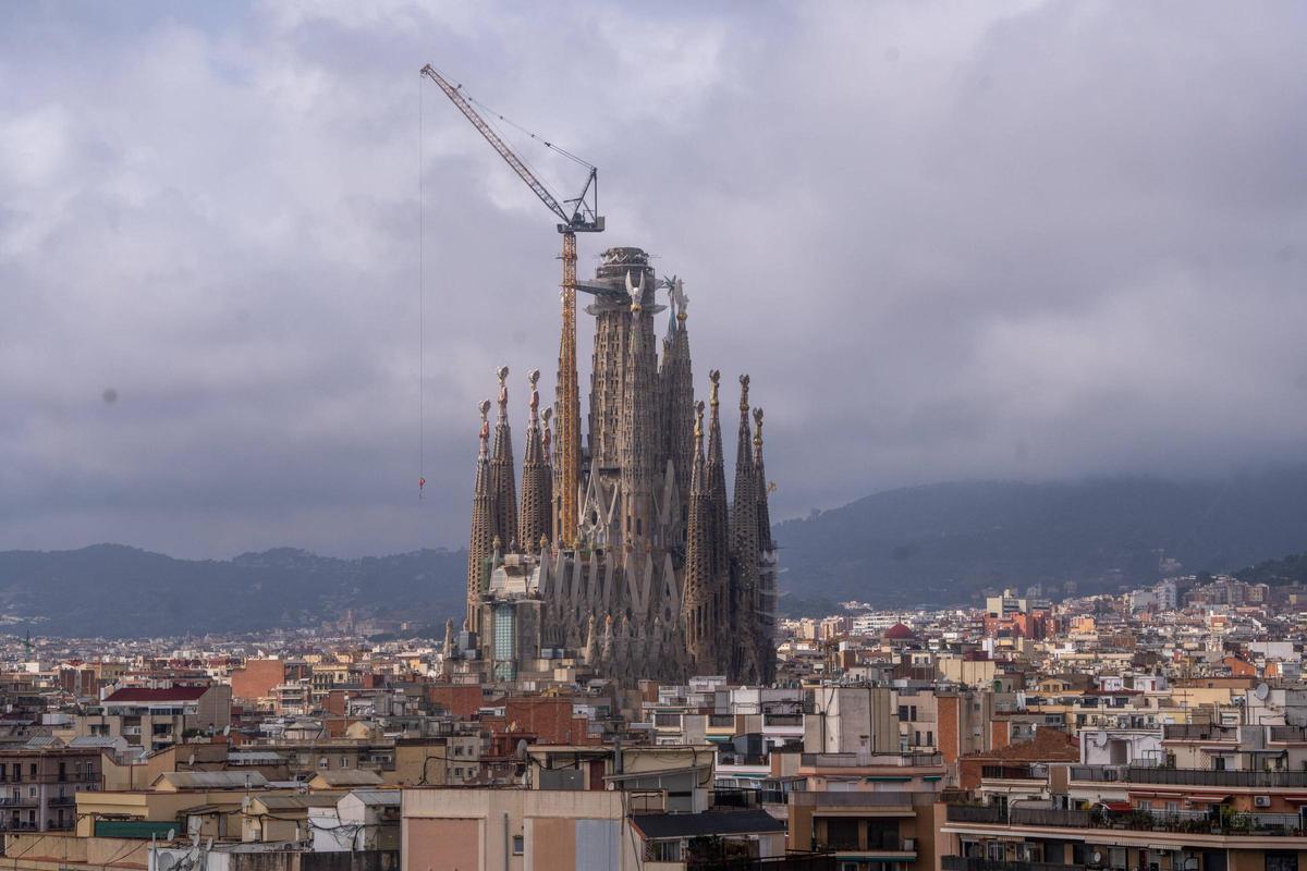La Sagrada Família, en Barcelona, en una imagen reciente.