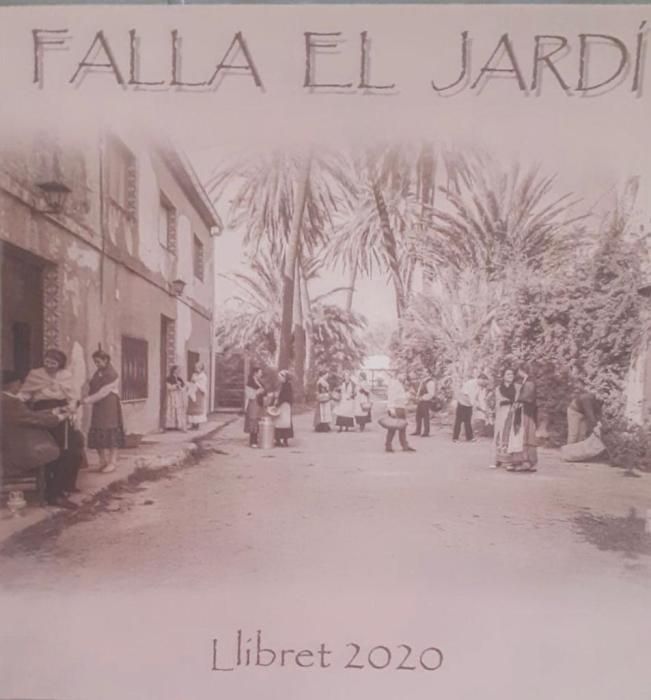 Portada del llibret de la falla el Jardí de Albal.