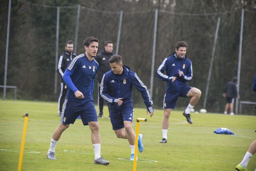 El primer día de Lunin y Luismi en El Requexón