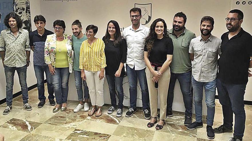 Los concejales que a partir de hoy tomarán posesión en el ayuntamiento de Manacor.