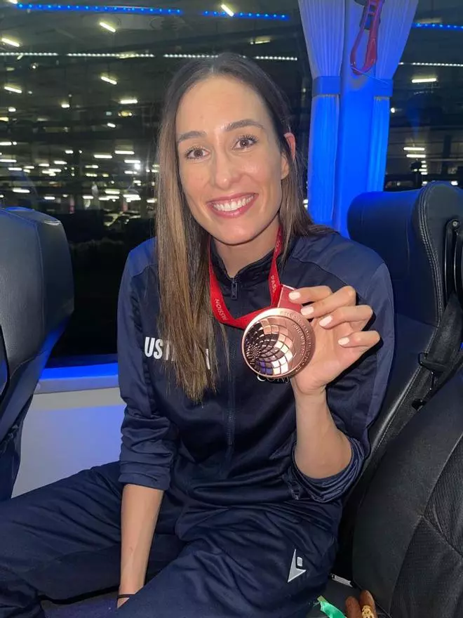 Rebecca Allen volverá a València con la medalla de bronce del Mundial