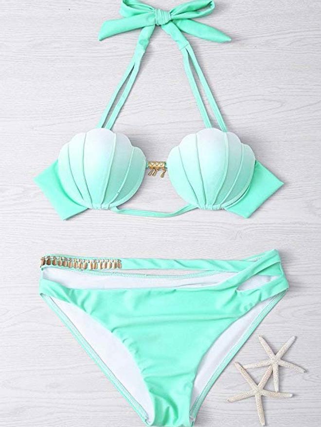 Bikini verde de Amazon (precio: 10,99 euros)