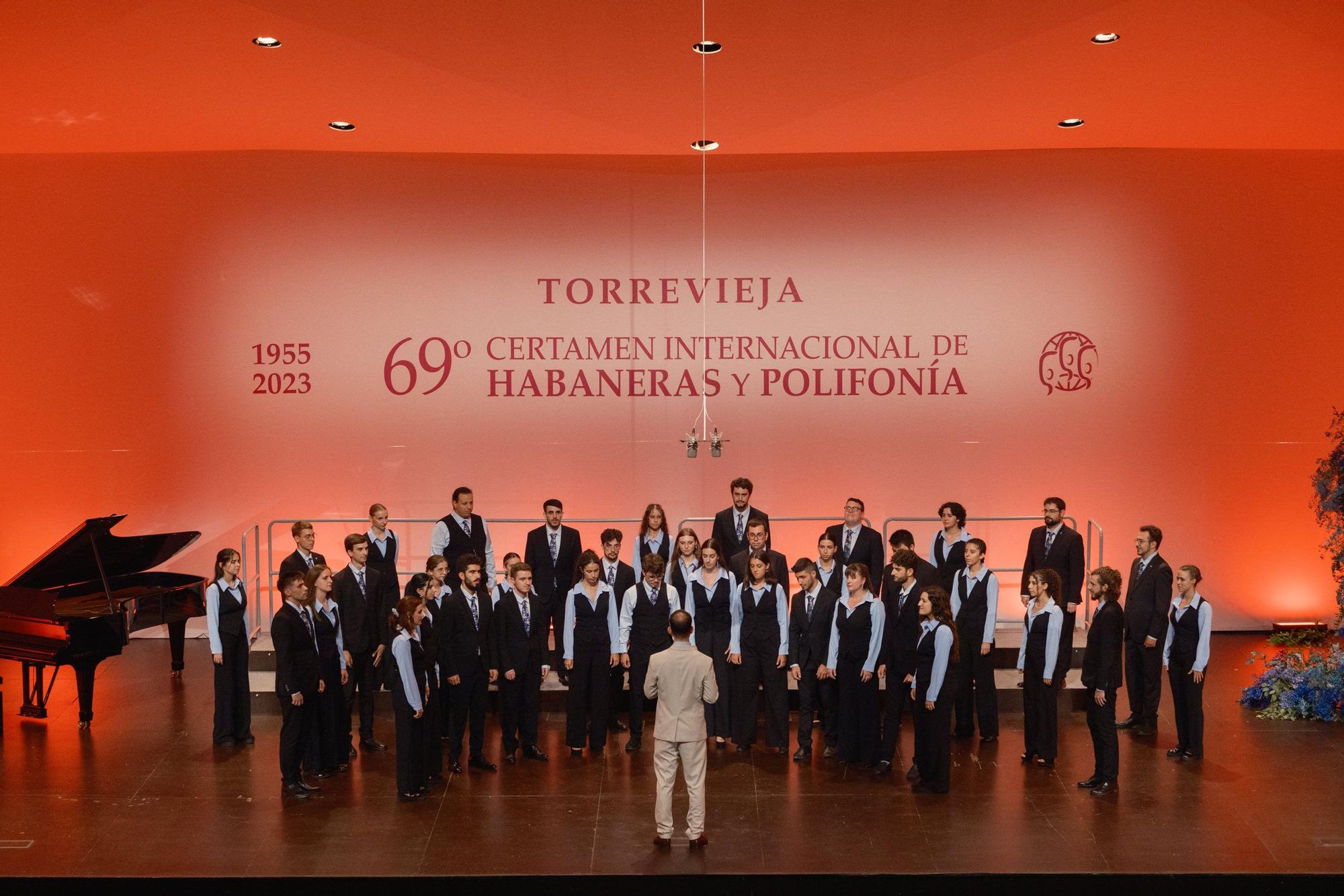 Velada de exhibición de las mejores masas corales y entrega de premios del Certamen Internacional de Habaneras y Polifonía de Torrevieja