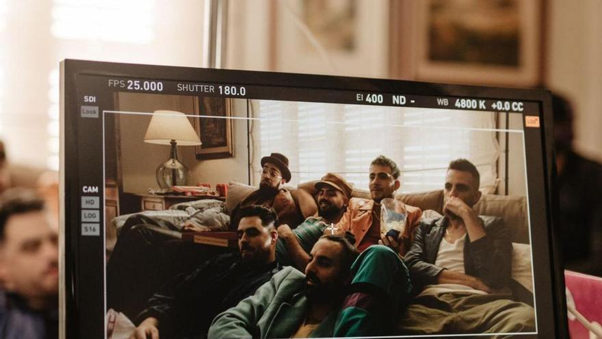 Un instante de la grabación de la ‘live session’ de La Sra. Tomasa