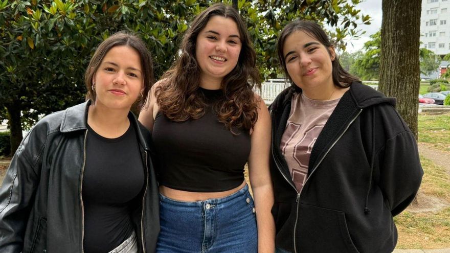 Adela Martínez, Antía Mujica
y Paula López, creadoras
del proyecto audiovisual.