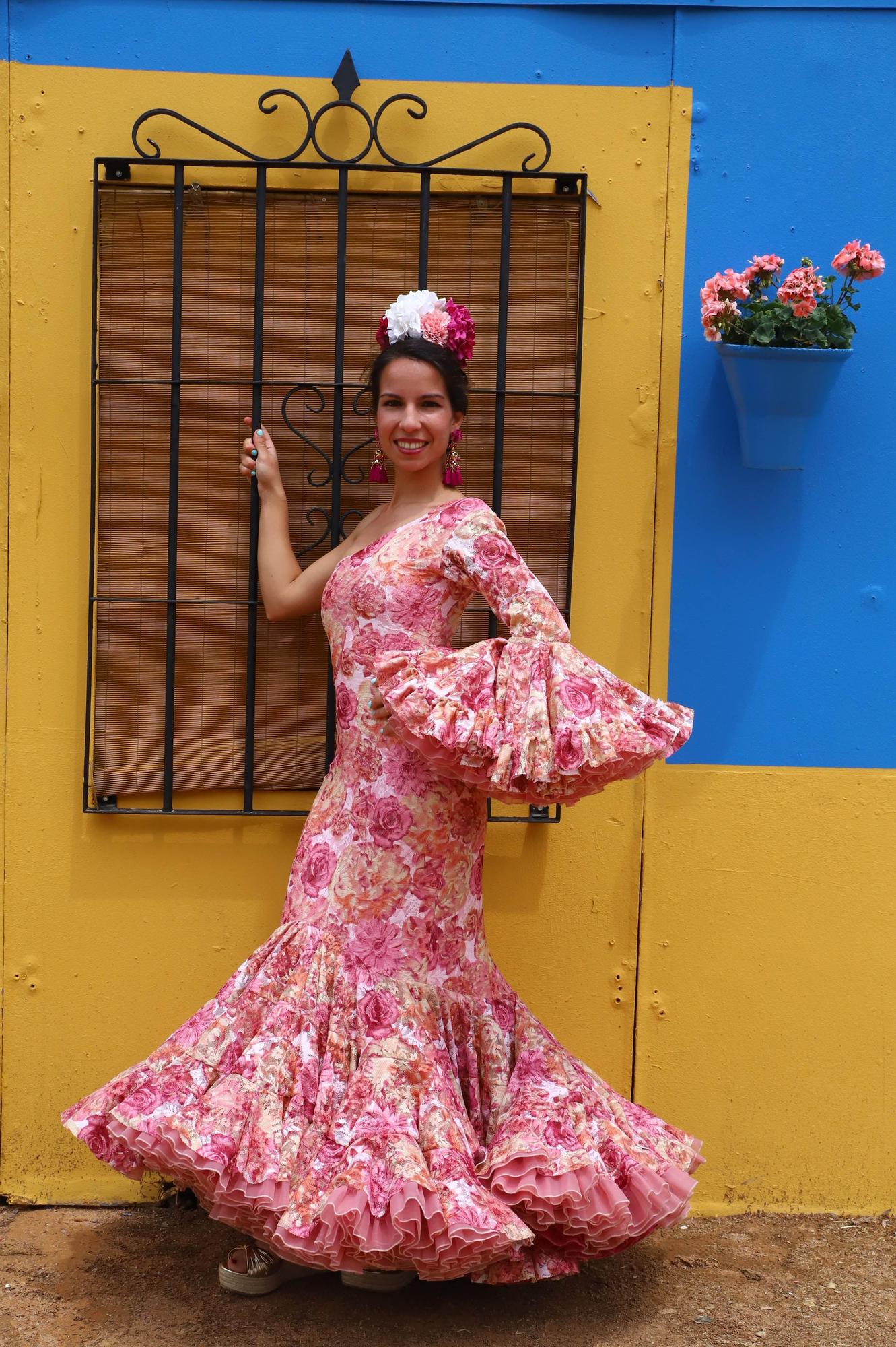 Trajes de Gitana en El Arenal el domingo de Feria