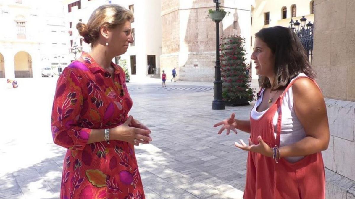 Sandra Segarra entrevista a la alcaldesa de Castelló, Amparo Marco.