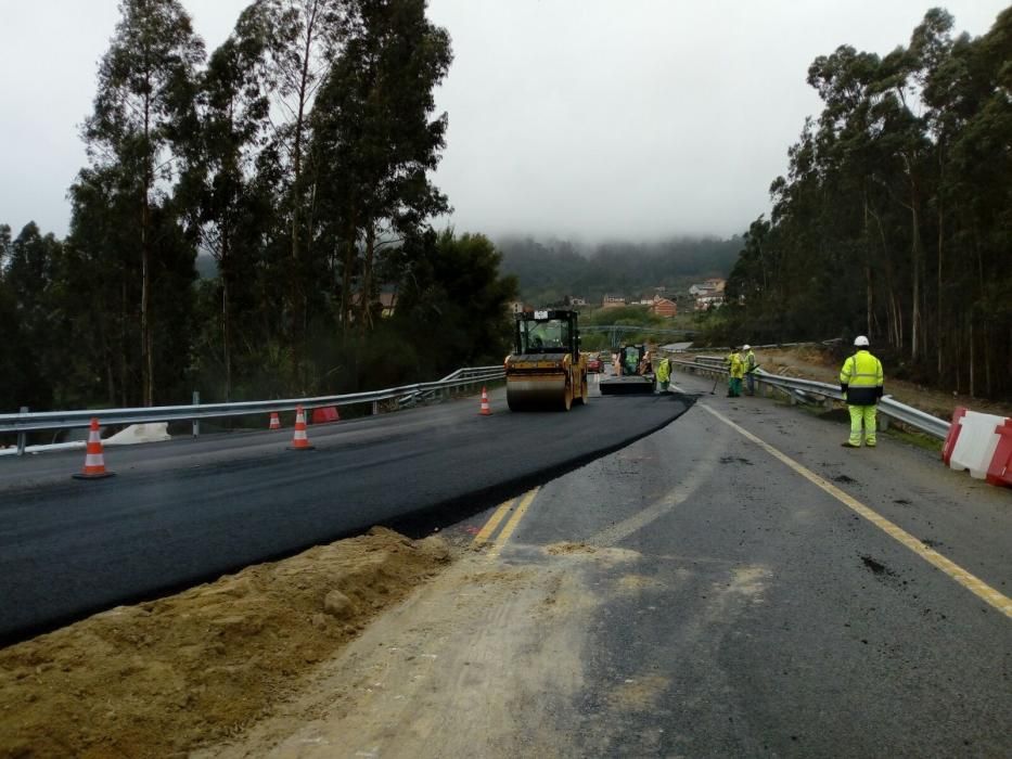 Las obras en el Corredor de O Morrazo // Gustavo Santos