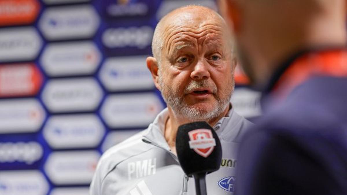 Mathias Hogmo, en su etapa como entrenador del Molde