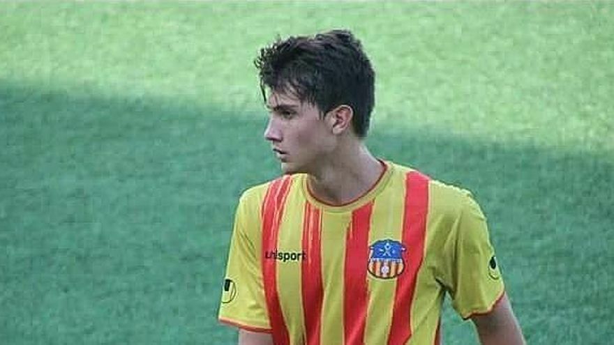 Franco Nantez amb el juvenil del Sant Andreu