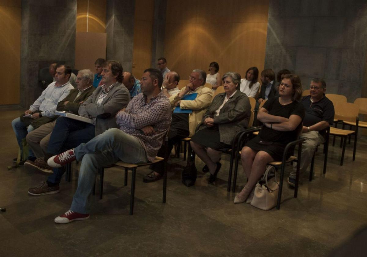 Los procesados en el juicio del "caso Marea", en una imagen de archivo, durante una de las vistas.