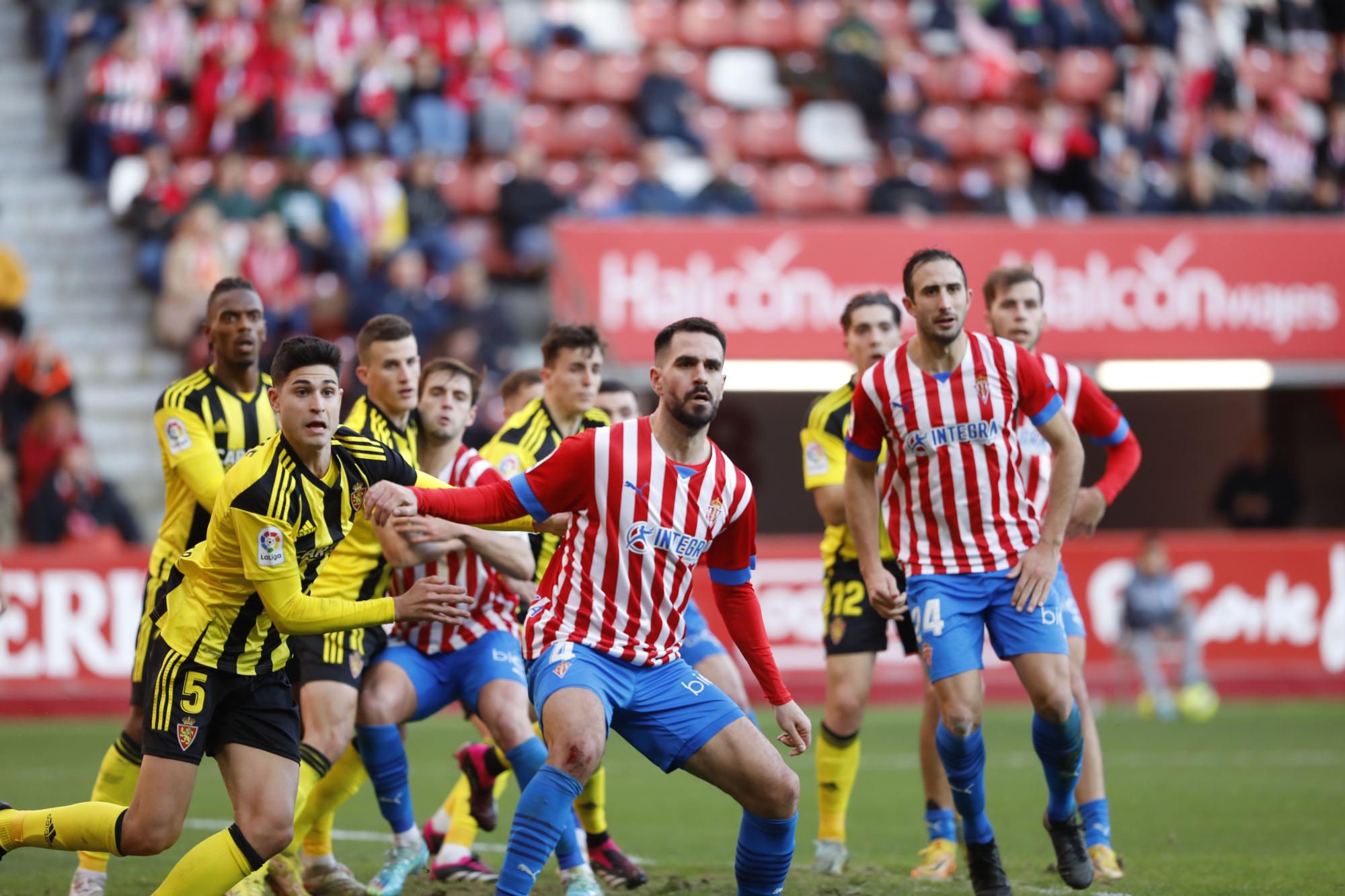 EN IMÁGENES: El encuentro entre el Sporting y el Real Zaragoza