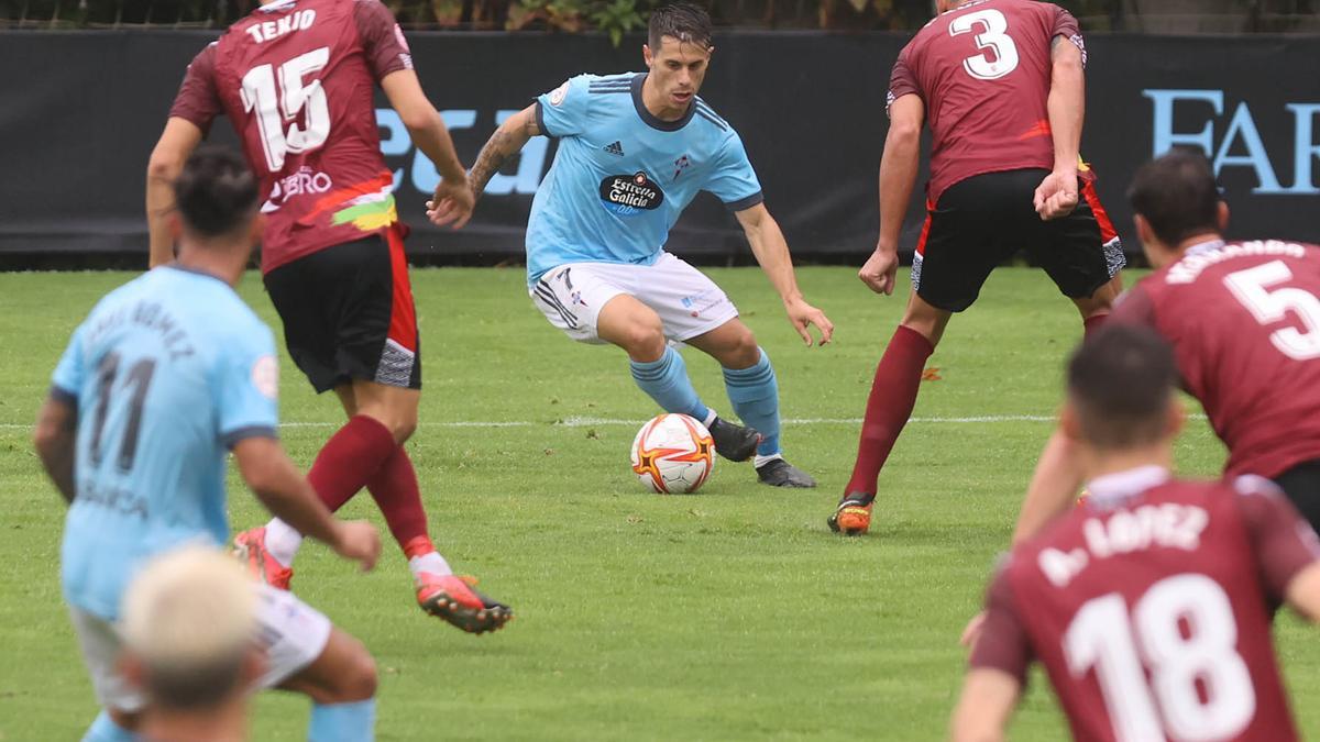 Alfon, durante un partido de esta temporada.