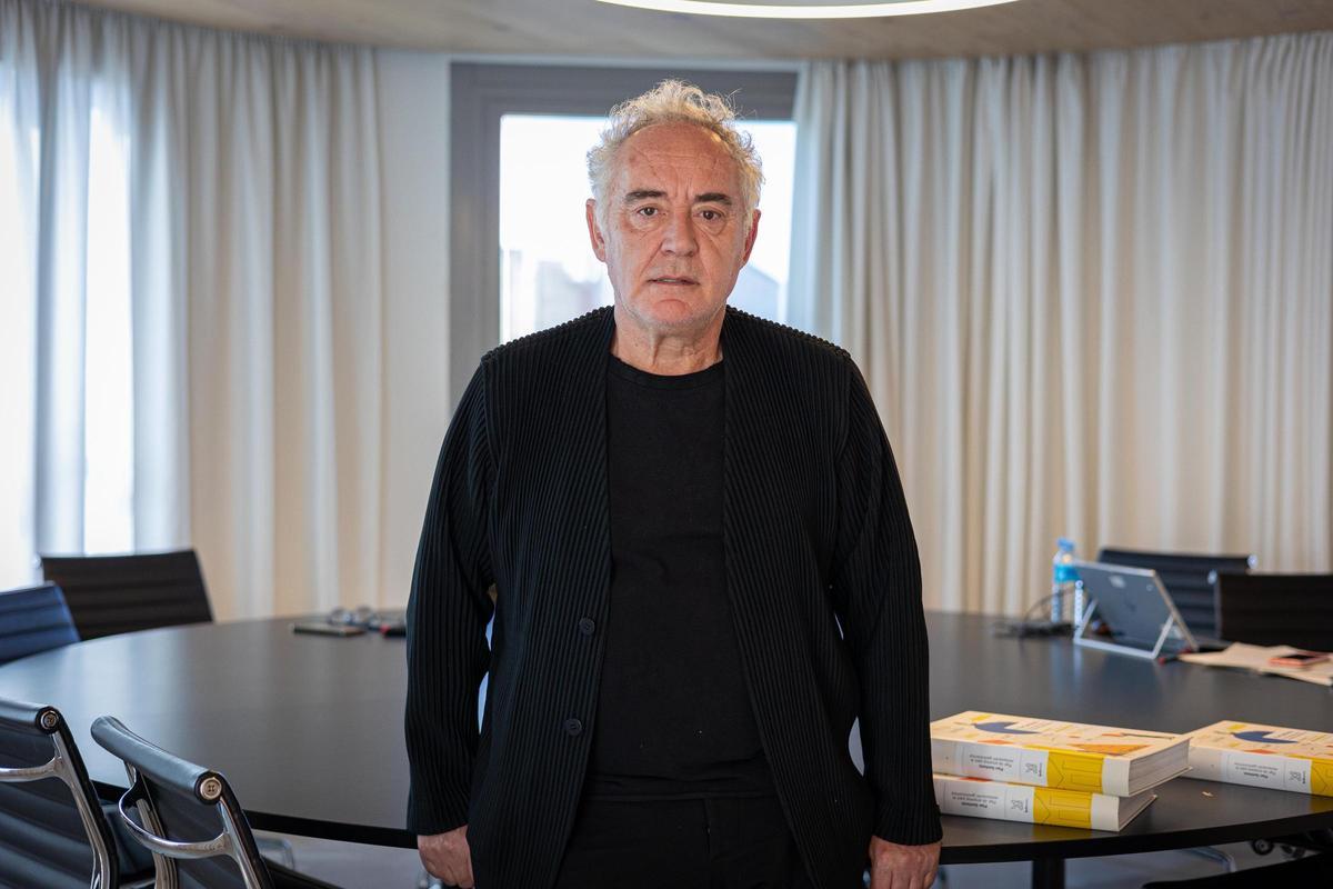 Ferran Adrià, este martes en Zaragoza.
