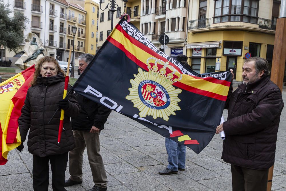 Concentración 'España Existe' de Vox Zamora.