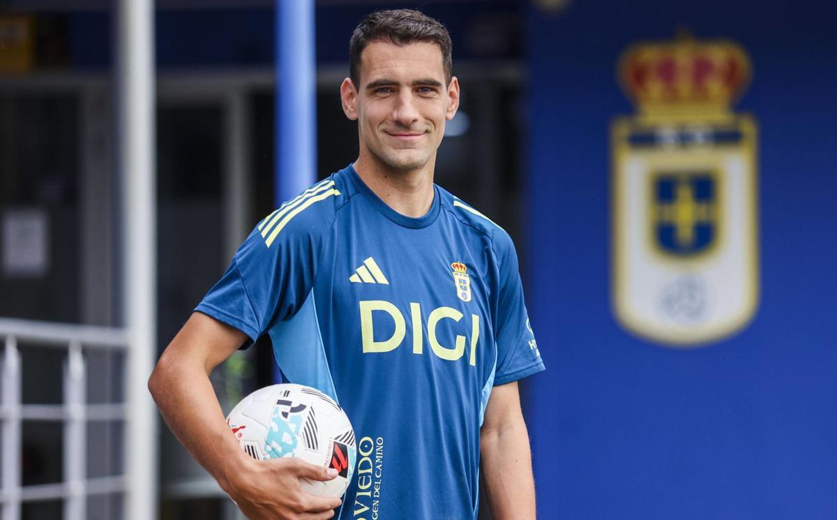 Dani Calvo, ayer, en El Requexón. | IRMA COLLÍN