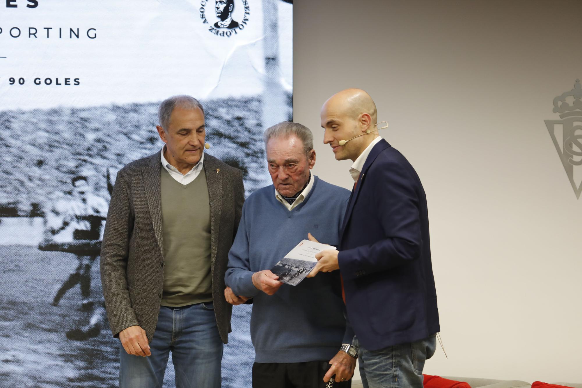 El homenaje del Sporting a Prendes, en imágenes