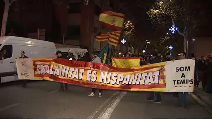 Movilización unionista en Barcelona