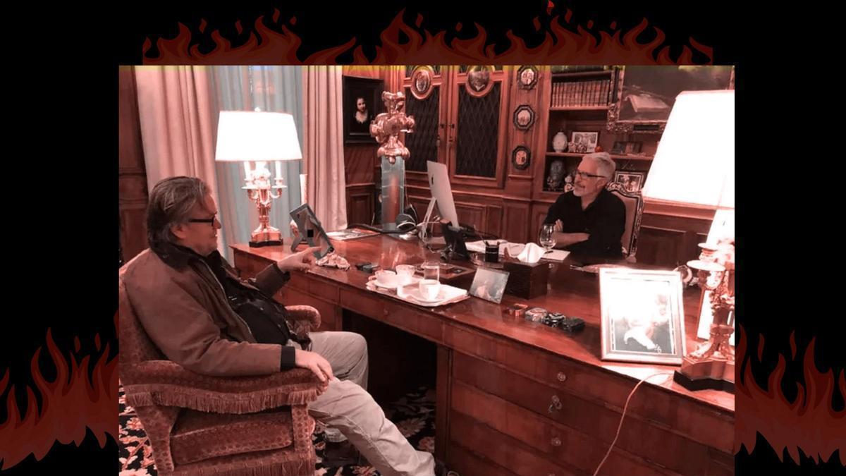 Steve Bannon y Epstein