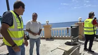 Un muro estabilizará el paseo de Taliarte tras hundirse su base