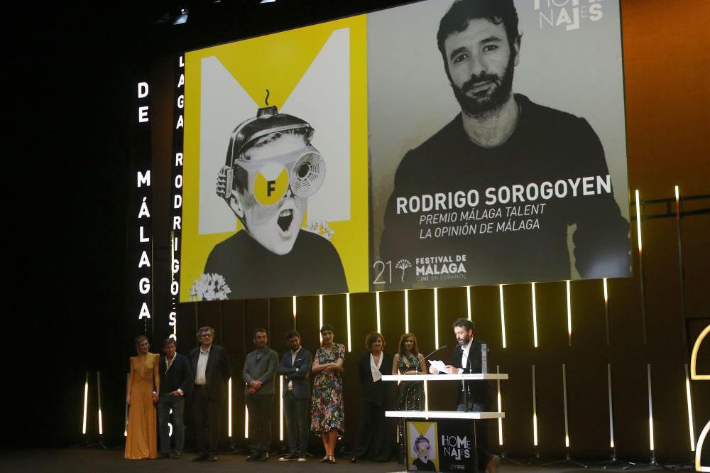 Rosrigo Sorogoyen, realizador de Stockholm y Que Dios nos perdone, recibió el Premio Málaga Talent-La Opinión de Málaga