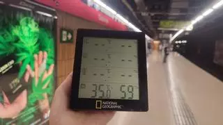 El calor en el metro de Barcelona, a examen: temperaturas de hasta 35ºC en los andenes