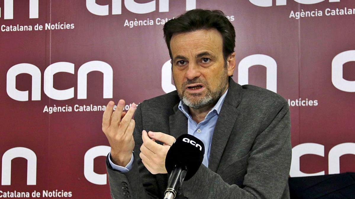 El líder d&#039;Unides Podem al Congrés, Jaume Asens, en una entrevista a l&#039;ACN el 30 de desembre