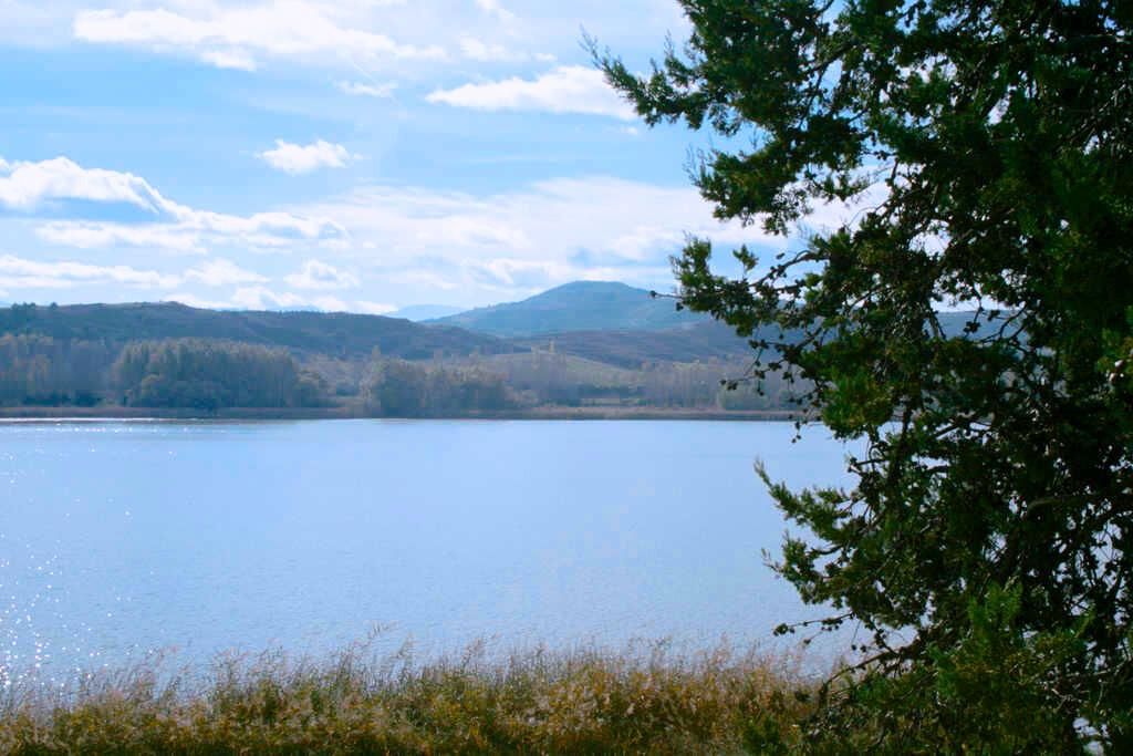 Imagen del embalse de La Grajera en Logroño.