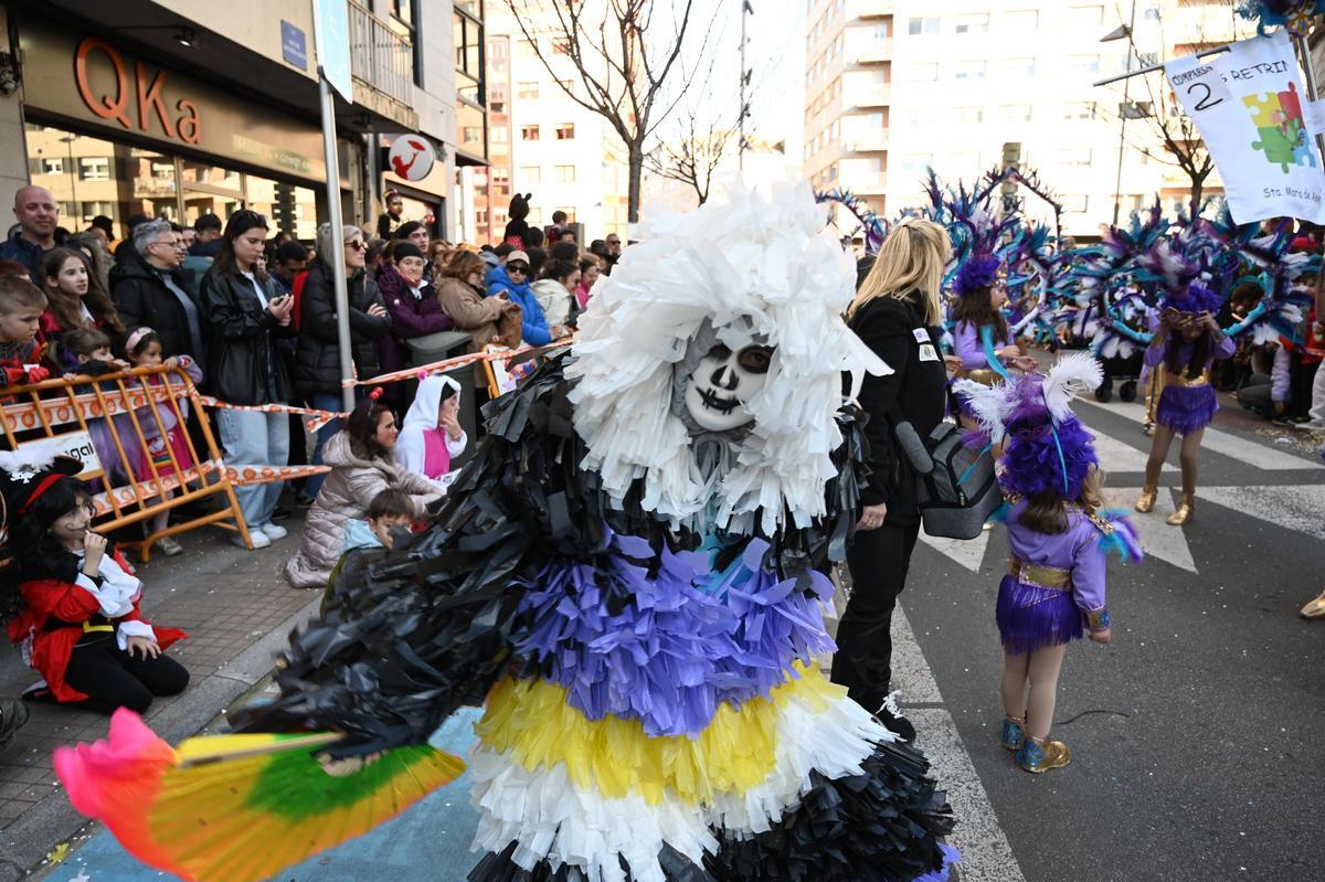 Desfile do Entroido en Pontevedra.