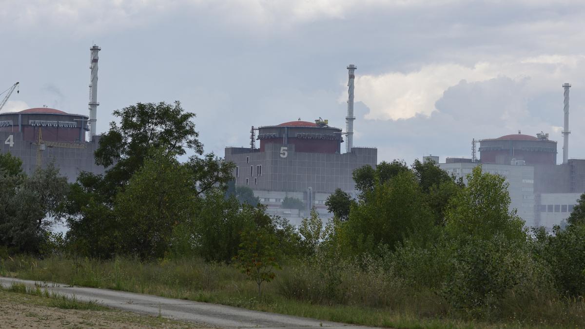 La central nuclear de Zaporiyia.