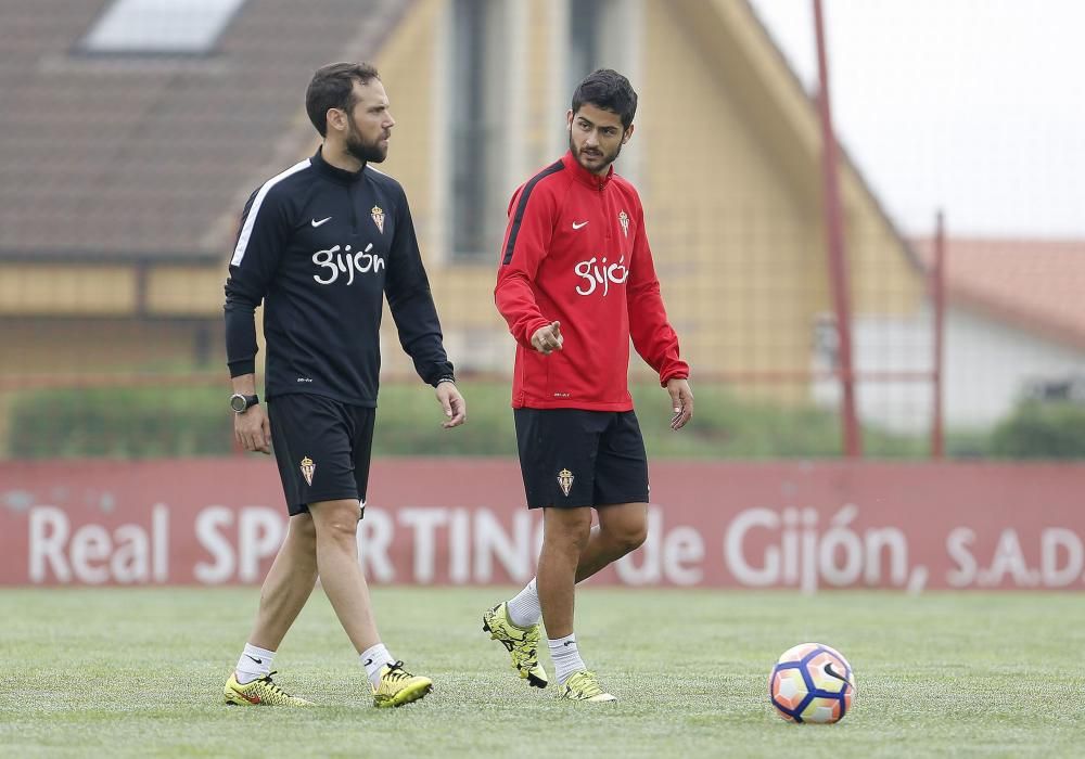 Entrenamiento del Sporting de Gijón