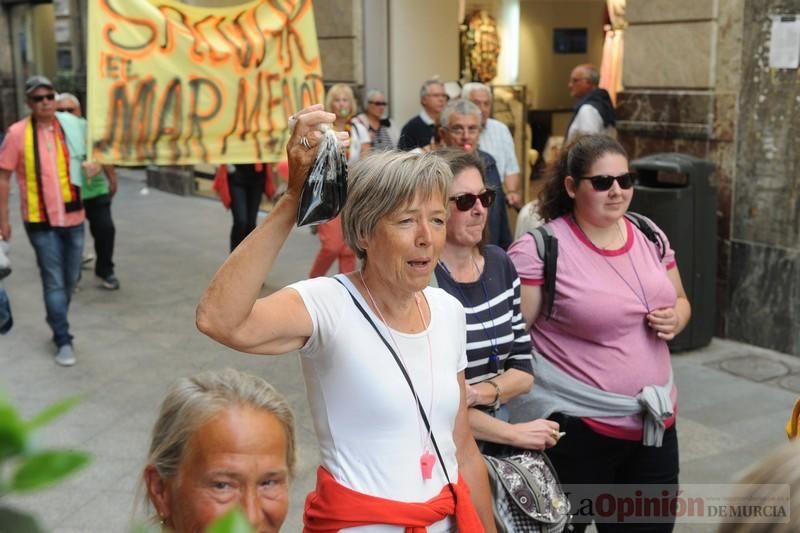 Los lodos del Mar Menor llegan a Murcia