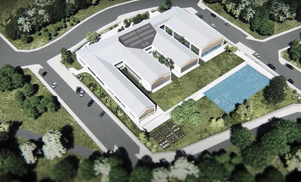 Así será el CEIP de O Milladoiro