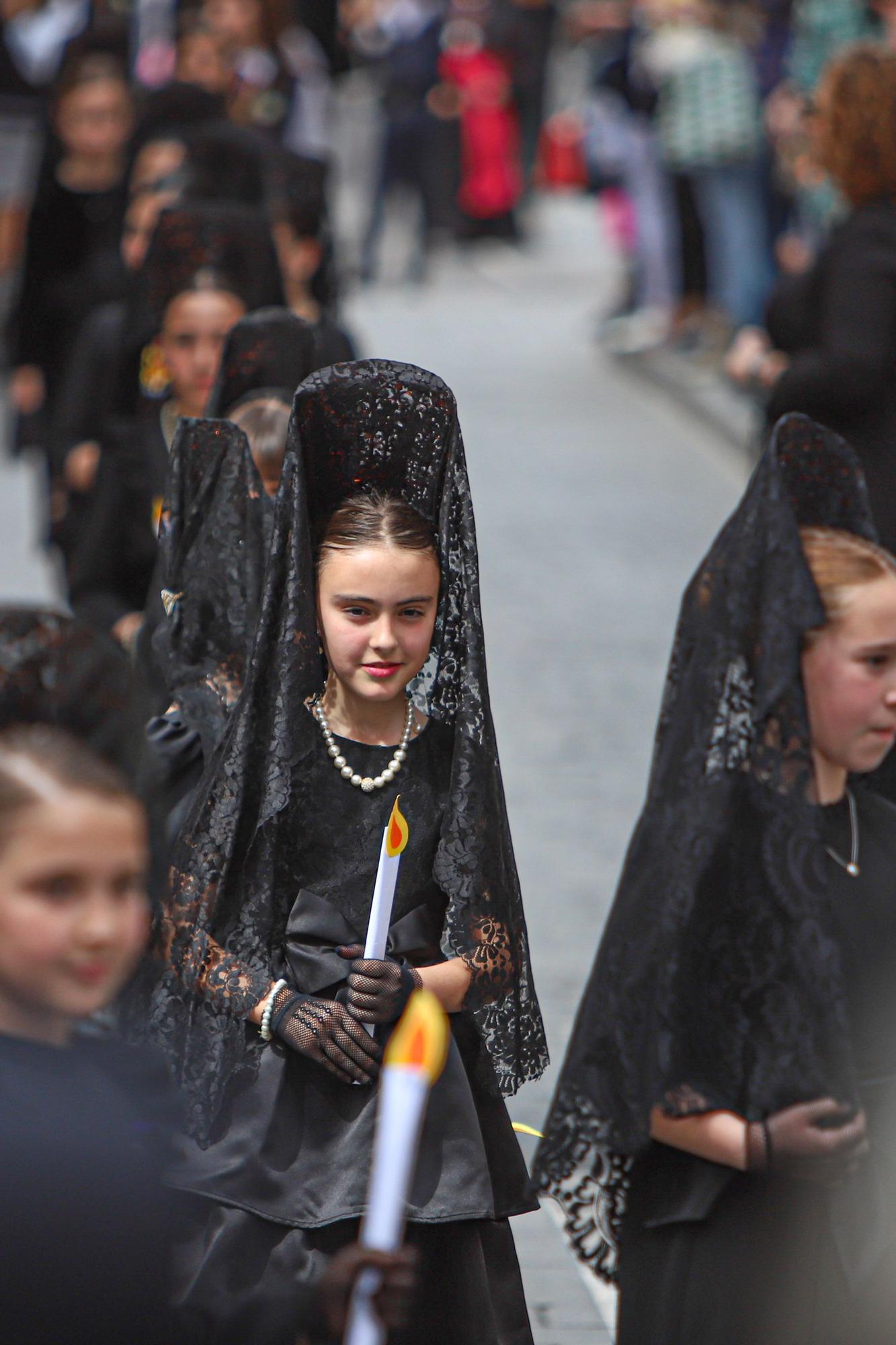 Procesión infantil del Santo entierro y Resurrección Colegio Oratorio Festivo de Orihuela